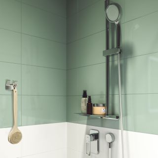 Встраиваемый смеситель для душа IDDIS Slide с одним выходом хром глянцевый SLISB00i66